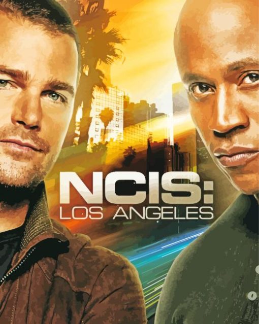 Ncis Los Angeles Characters Poster Diamond Paintings