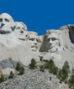 North Dakota Mount Rushmore Diamond Paintings