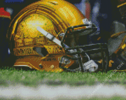 Notre Dame Helmet Diamond Paintings