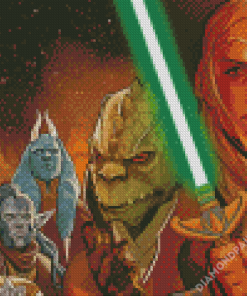 Old Republic Characters Art Diamond Paintings