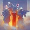 Payday 2 Video Game Diamond Paintings