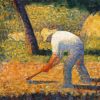 Peasant With Hoe Georges Seurat Diamond Paintings