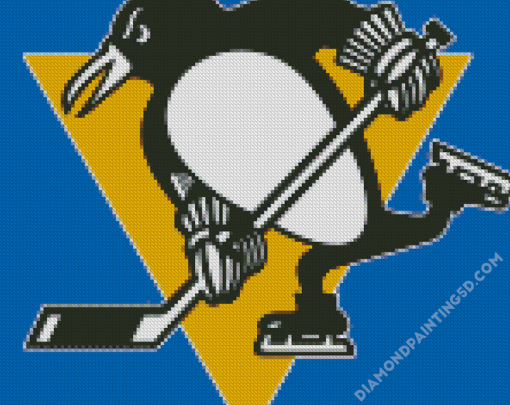 Pittsburgh Penguins Logo Diamond Paintings