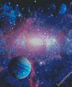 Planets And Stars Art Diamond Paintings