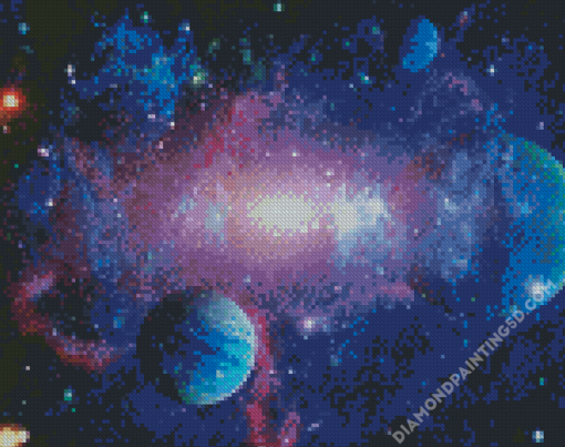 Planets And Stars Art Diamond Paintings