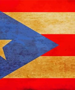 Puerto Rico Flag Diamond Paintings