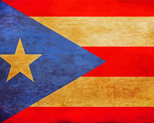 Puerto Rico Flag Diamond Paintings