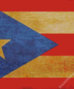 Puerto Rico Flag Diamond Paintings