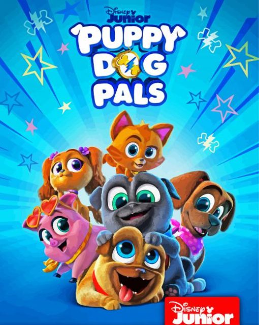 Puppy Pals Animation Diamond Paintings