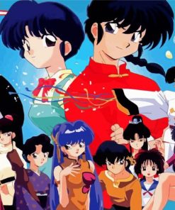 Ranma Manga Anime Diamond Paintings