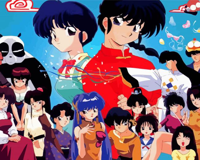 Ranma Manga Anime Diamond Paintings