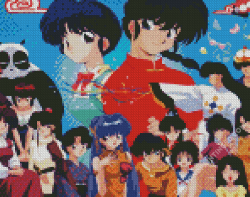 Ranma Manga Anime Diamond Paintings