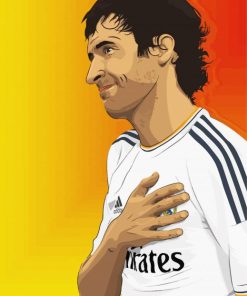 Raul Gonzalez Footballer Art Diamond Paintings