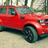 Red Dodge Nitro Diamond Paintings