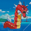 Red Gyarados Diamond Paintings