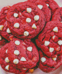 Red Velvet Cookie Diamond Paintings