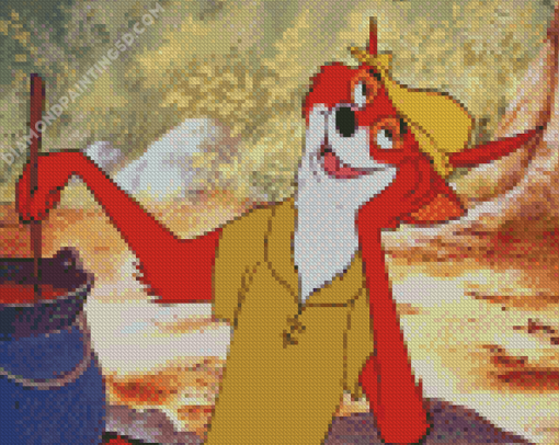 Robin Hood Fox Diamond Paintings