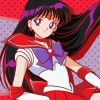 Sailor Mars Anime Diamond Paintings