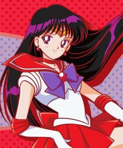 Sailor Mars Anime Diamond Paintings