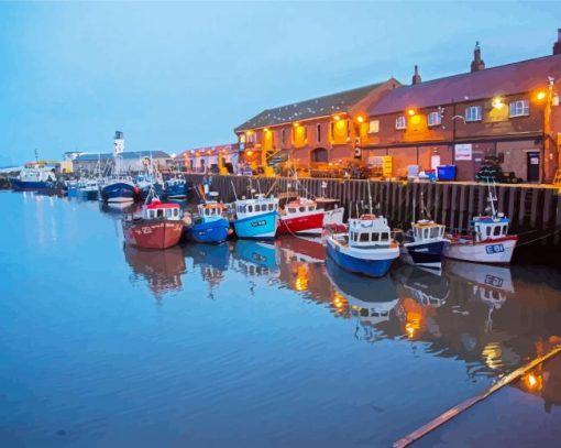 Scarborough Harbour Diamond Paintings