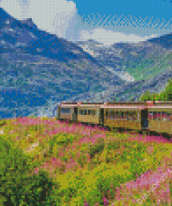 Skagway Train Diamond Paintings