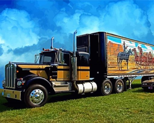 Smokey And The Bandit Kenworth Diamond Paintings