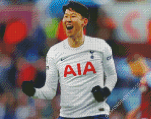 Son Heung Min Diamond Paintings