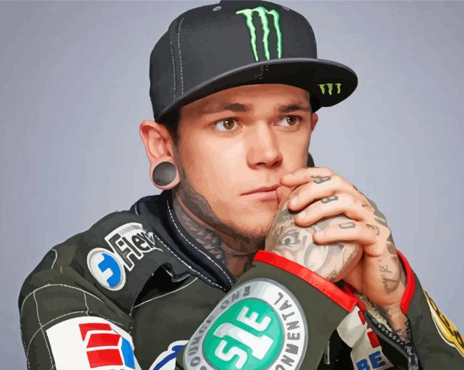 Speedway Rider Tai Woffinden Diamond Paintings