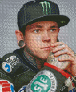 Speedway Rider Tai Woffinden Diamond Paintings