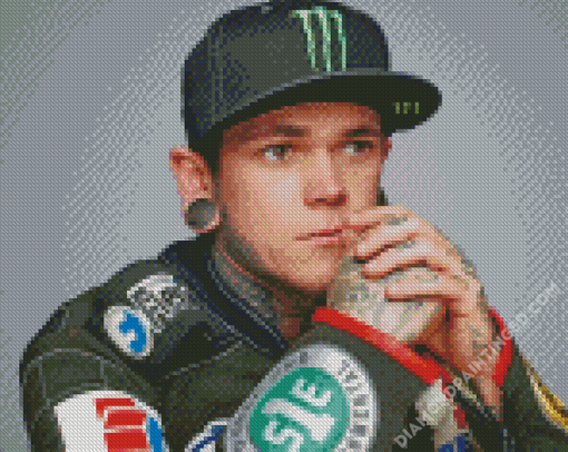 Speedway Rider Tai Woffinden Diamond Paintings