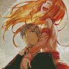 Spice And Wolf Romantic Anime Diamond Paintings