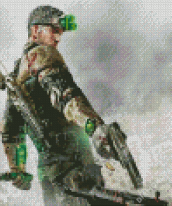 Splinter Cell Illustration Diamond Paintings