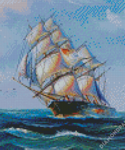 Square Rig Ship Art Diamond Paintings