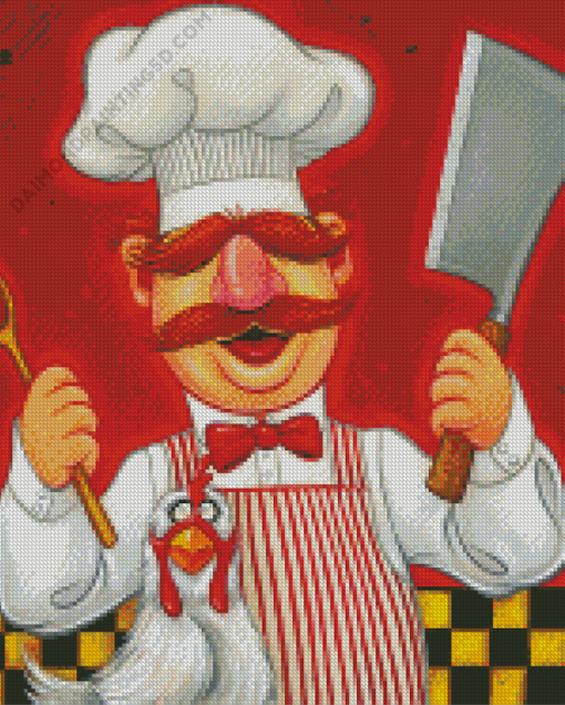 Swedish Chef Diamond Paintings