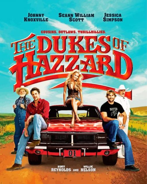 The Dukes Of Hazzard Poster Diamond Paintings