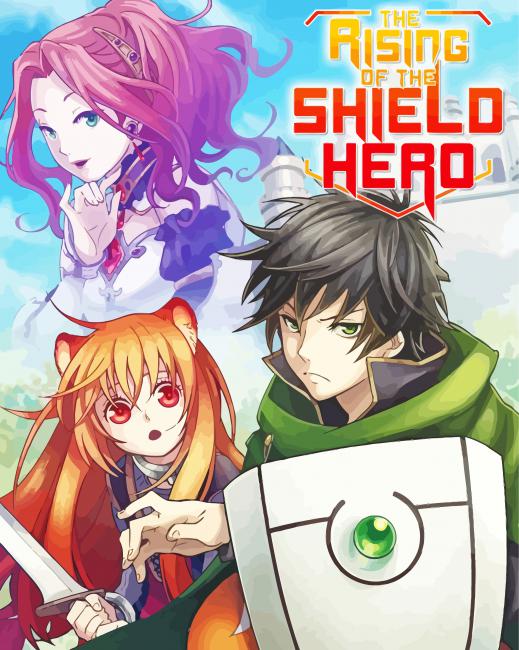 The Rising Of The Shield Hero Poster Diamond Paintings