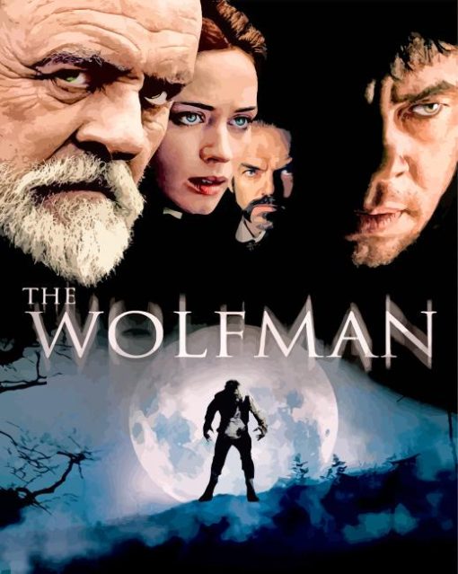 The Wolfman Movie Poster Diamond Paintings