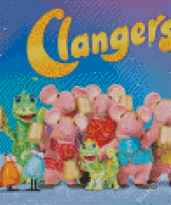 The Clangers Poster Diamond Paintings