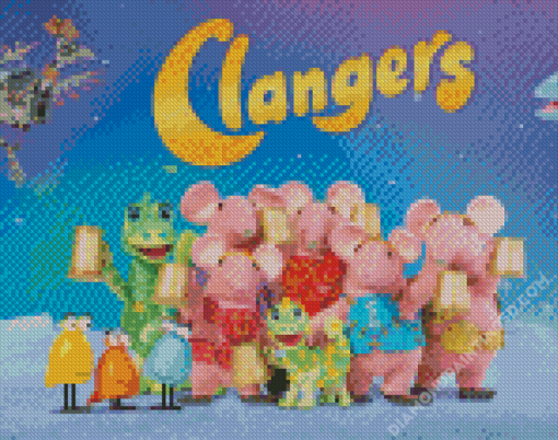 The Clangers Poster Diamond Paintings