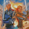 Throne Of Glass Warriors Diamond Paintings