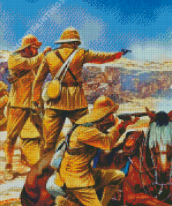 UK Soldiers Art Diamond Paintings