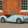 Vintage Triumph Tr3 Car Diamond Paintings