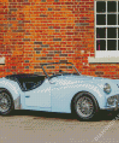 Vintage Triumph Tr3 Car Diamond Paintings