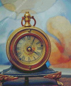 Vintage Clock Diamond Paintings