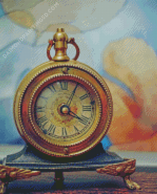 Vintage Clock Diamond Paintings