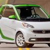 White Smart Fortwo Diamond Paintings