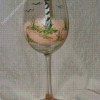 Wine Glass With Lighthouse Diamond Paintings