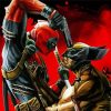 Wolverine Vs Deadpool Heroes Diamond Paintings