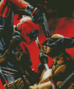 Wolverine Vs Deadpool Heroes Diamond Paintings