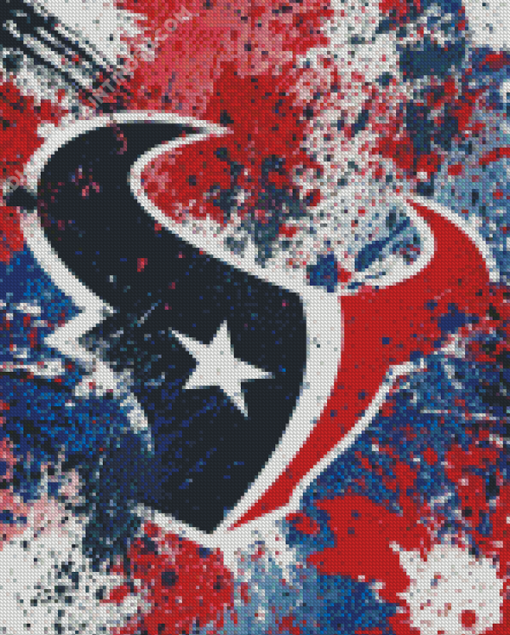 Abstract Houston Texans Diamond Paintings